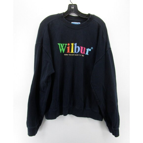Wilbur Soot Sweatshirt Large Pullover Version 1.2 Puff Print Colorful - Picture 1 of 10
